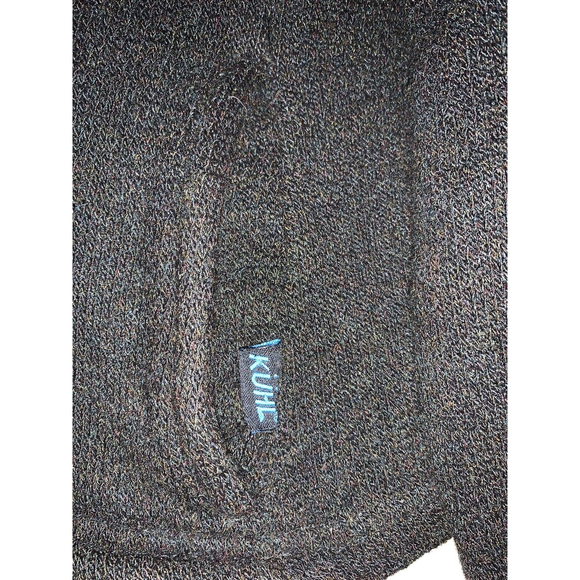 Kuhl Alpaca Fleece Full Zip Woman’s Thumb Holes Brown/Gray Size Small Pockets - Picture 4 of 11